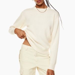 Aritzia TNA Cashwool Crew Sweater